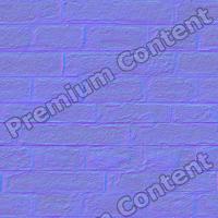 seamles wall bricks normal map 0006